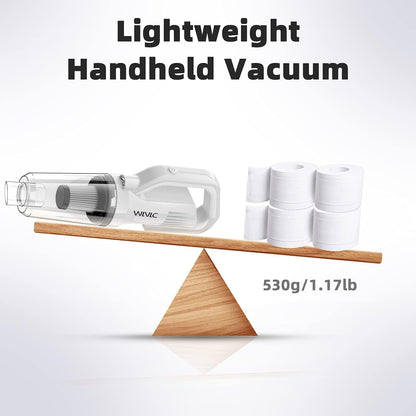 Handheld Vacuum Cordless Rechargeable 9000PA Portable Handheld Vacuum Cleaner for Car Vacuum Cordless Rechargeable Powerful Cyclonic Suction Car Vacuum Cleaner Pet Pair Home 小卖清货，大卖请放过